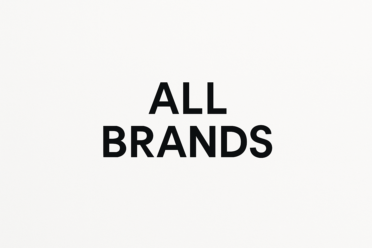JUST ALL BRANDS WORD WITH WIGHT BACKGROUND